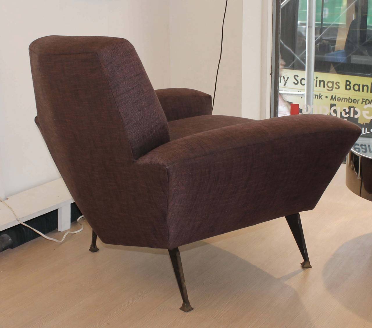 Mid-20th Century Italian Midcentury Lounge Chair Attributed to Radice