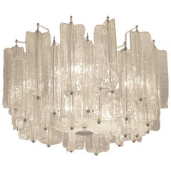 Massive Murano Chandelier by Lumenform, Italy 60s