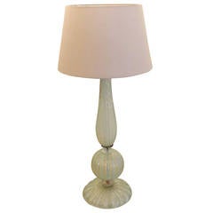 Tall Barovier & Toso Murano Table Lamp, Italy 1950s