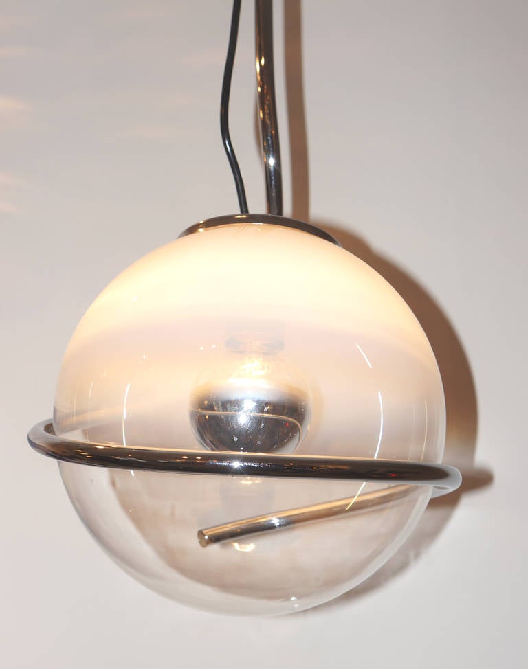 Set of Three Fabio Lenci Pendant lights In Excellent Condition In New York, NY