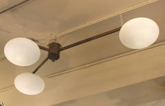 Flush Mount Chandelier by Angelo Lelli for Arredoluce, Italy, 1960s -1970s
