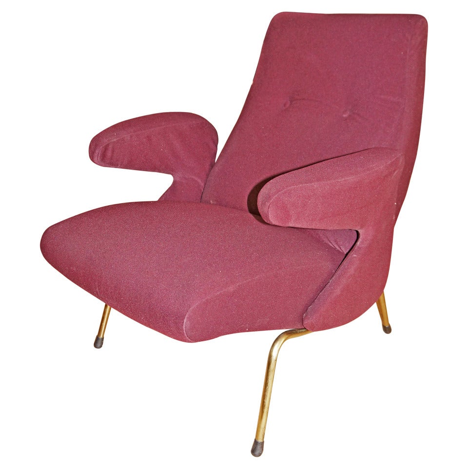 Carboni for Arfles "Dolphin" Lounge Chairs