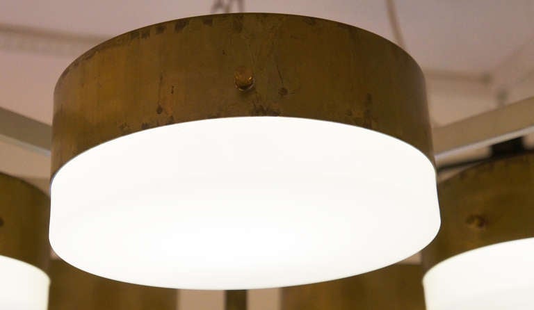 Large Flush Mount Chandelier Designed By Gio Ponti For Arredoluce 1