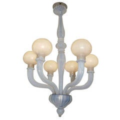 Seguso Vetri D'Arte Chandelier, Italy, 1930s 6