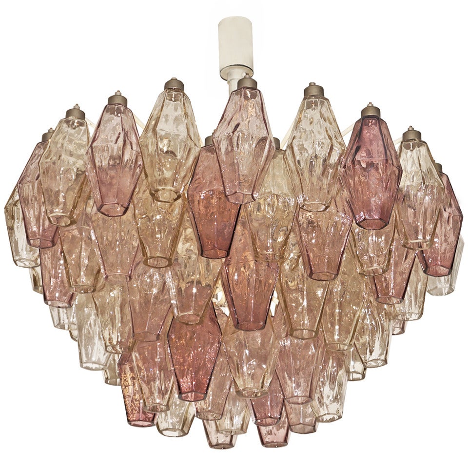 Polyhedral Glasses Chandelier