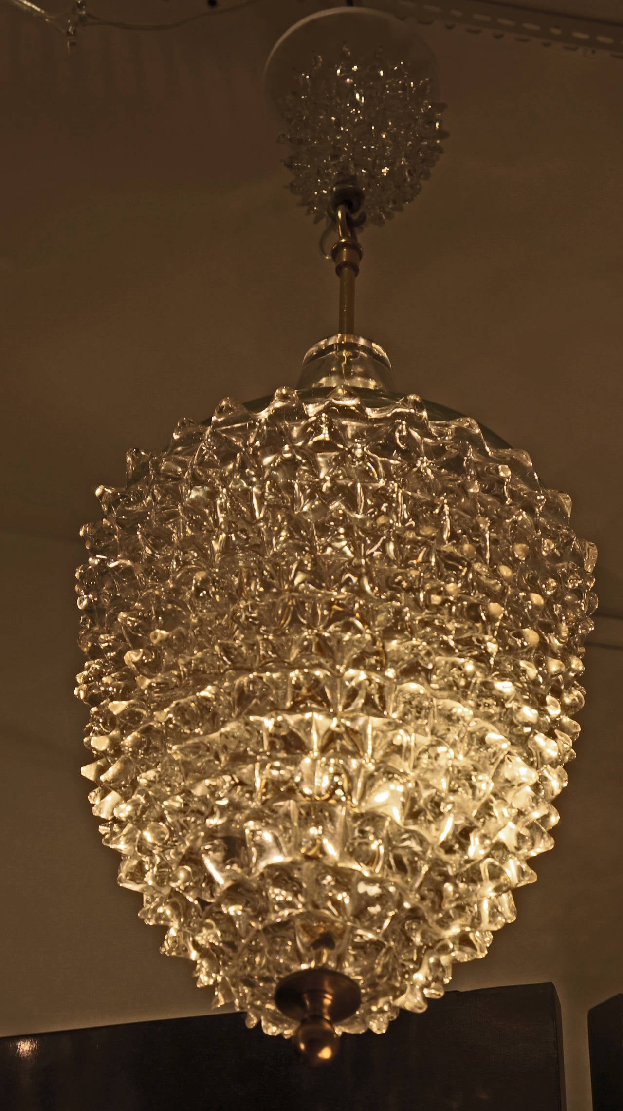 Italian Elegant Murano Glass Pendant 