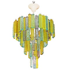 Whimsical Multicolor Murano Chandelier