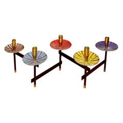 Italian 50
s enamel coated candle holder Vintage Italian 50
s enamel coated candle holder