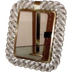 Gracious Barovier & Toso blown glass picture frame