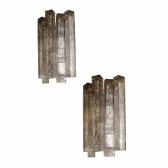 Large, skyscraper glass sconces