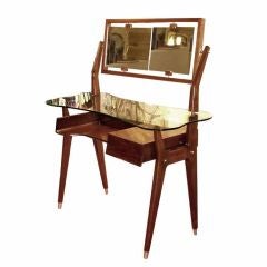 Italian Vanity with Adjustable Mirrors, 1950s 5
