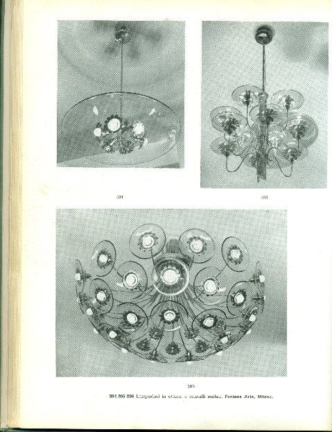 Documented Fontana Arte 1950's chandelier 2