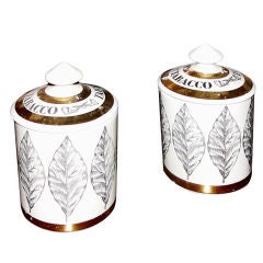 Vintage Gracious Fornasetti containers