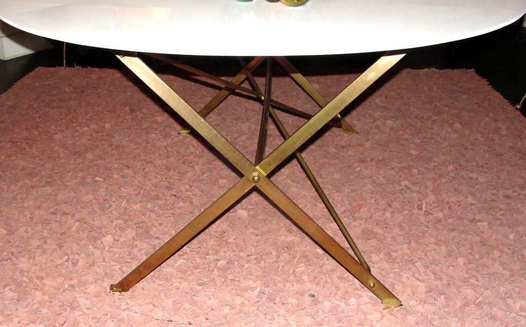 Italian Large Ignazio Gardella T3 Cavalletto folding table