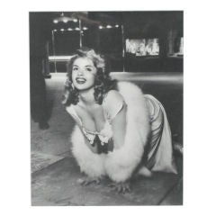 Glamorous Print of Hollywood Star Jayne Mansfield, USA 1950s