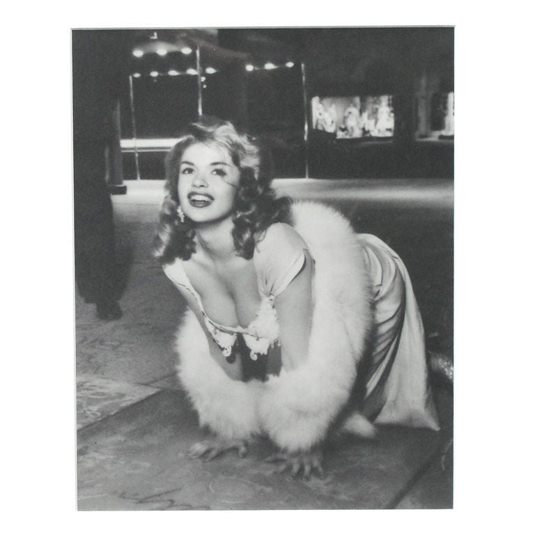 Glamorous Print of Hollywood Star Jayne Mansfield, USA 1950s