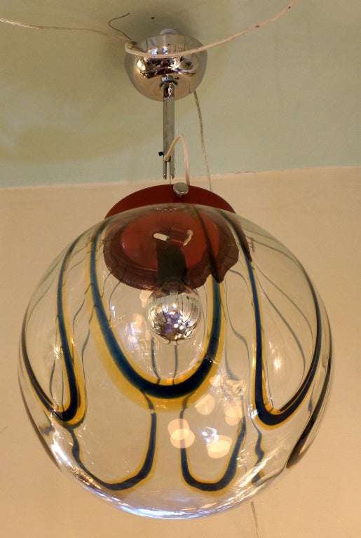 Murano Bubble Pendant, Italy 1960s