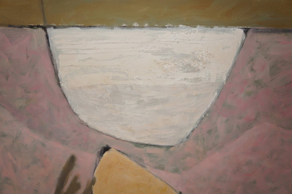 Large abstract  oil on canvas by Richard Crist