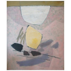 Large abstract  oil on canvas by Richard Crist