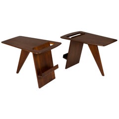 American Wedge Top Magazine Tables by Jens Risom