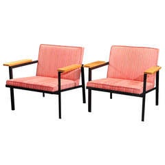 Pair of George Nelson Armchairs
