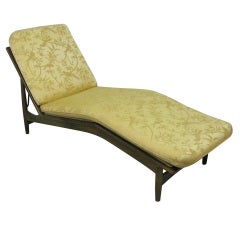 Mid-Century Danish Modern Adjustable Chaise Lounge by Selig Mid-Century Danish Modern Adjustable Chaise Lounge by Selig