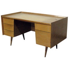 Jens Risom Modern Five-Drawer Desk