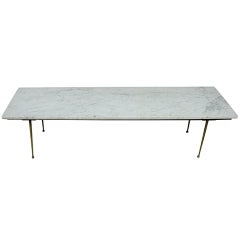 1960s Modern Italian Marble Coffee Table