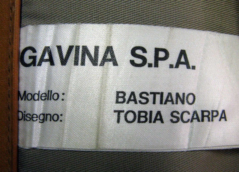 Midcentury Bastiano Sofa by Tobia Scarpa 1