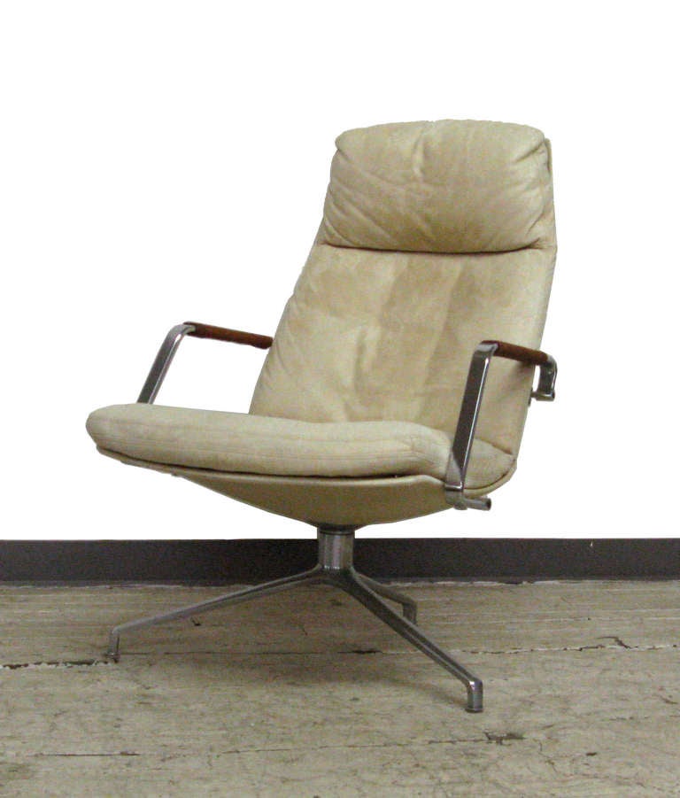 Mid-20th Century Executive Armchair by Jørgen Kastholm and Preben Fabricius