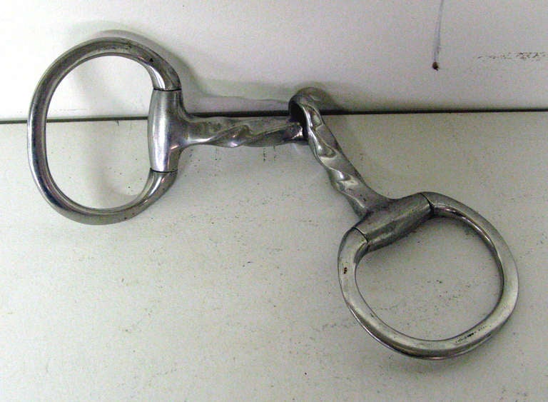Antique English Horse Snaffle Bit In Good Condition In Brooklyn, NY