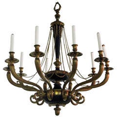 Hanging Chandelier in the French Style of Louis XVI