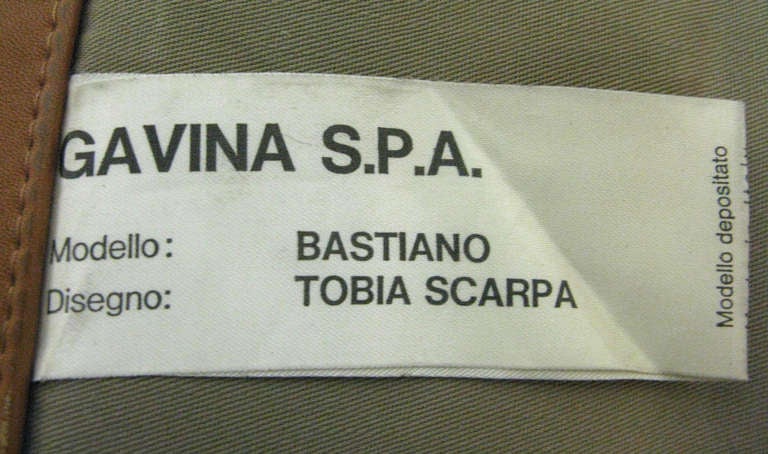 Mid-20th Century Bastiano Sofa by Tobia Scarpa for Gavina