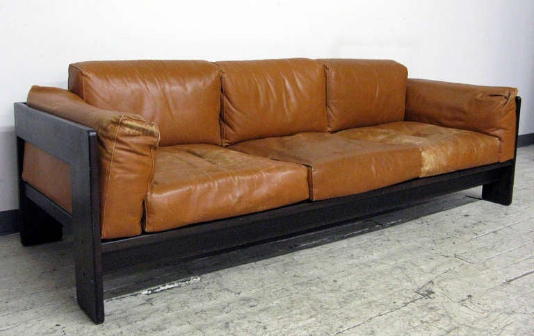 Mid-Century Modern Bastiano Sofa by Tobia Scarpa for Gavina