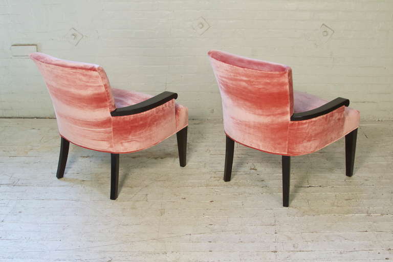 American Pair of Armchairs attributed to John Hutton for Donghia