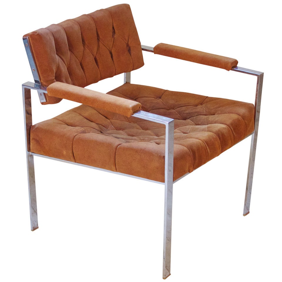 Harvey Probber "Flat Bar" Lounge Chair