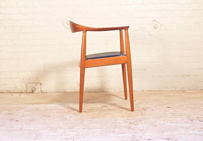 Danish Hans Wegner Round Chair for Johannes Hansen