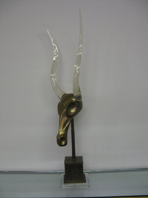 Elk Head Sculpture attributed to Claude Lalanne