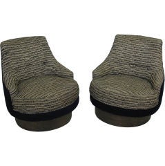 Vintage Pair of Swivel Chairs