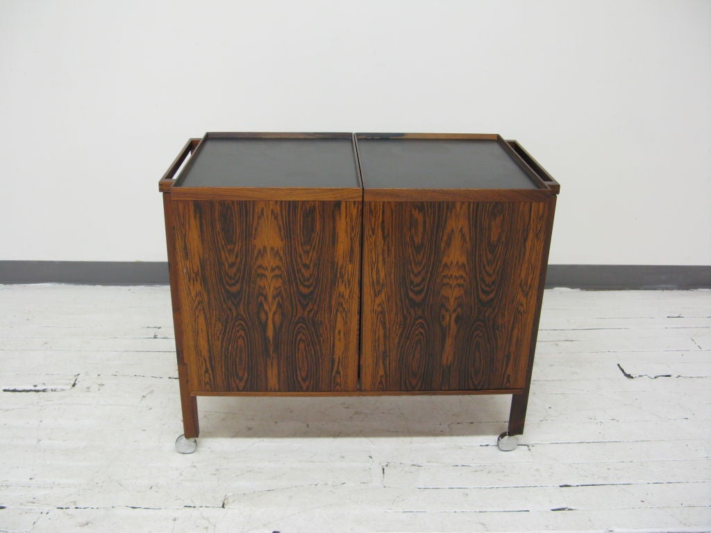 Danish Rolling Bar Cart