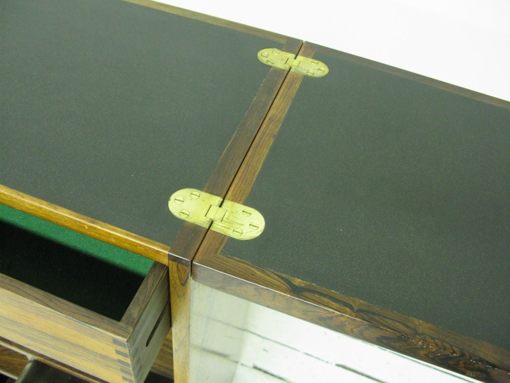 Folding Dry Bar Cabinet 1