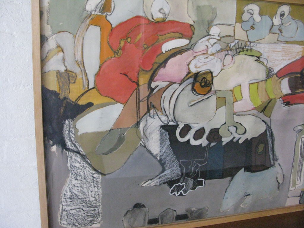 Abstract Painting by Sylvia Katz In Good Condition In Brooklyn, NY