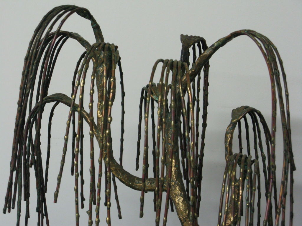 American Weeping Willow Tree Sculpture Attributed to Brian Bijan