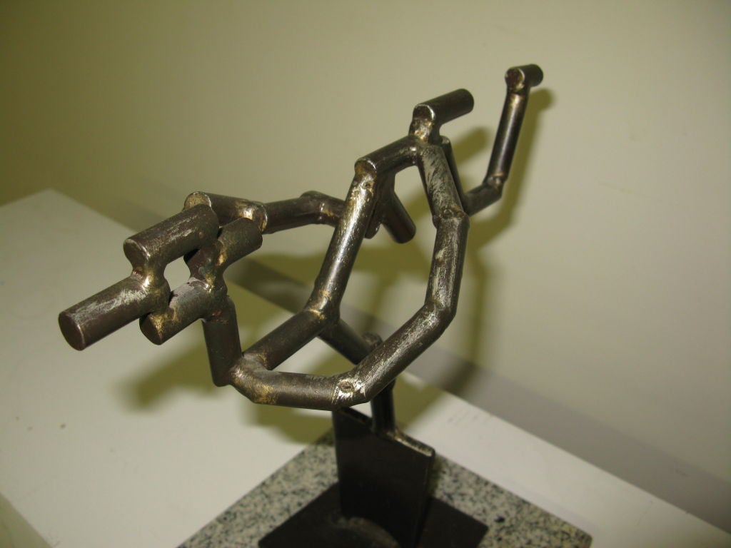 Abstract Metal Sculpture by Andrew Y. Chembers In Good Condition In Brooklyn, NY