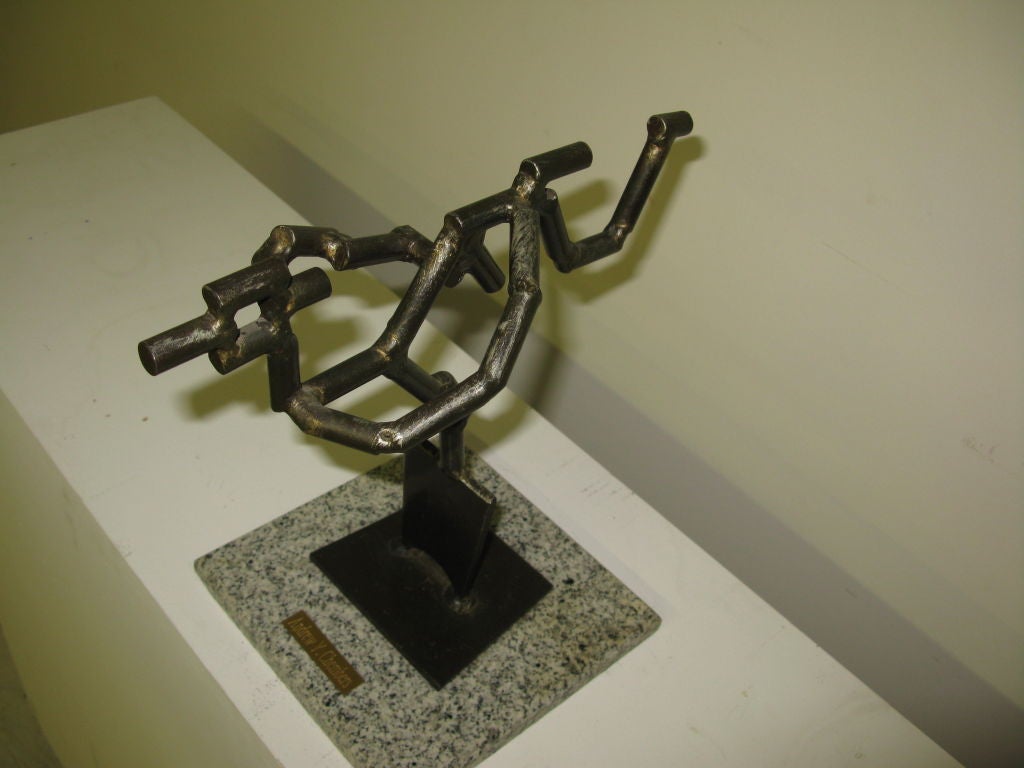 Bronze Abstract Metal Sculpture by Andrew Y. Chembers