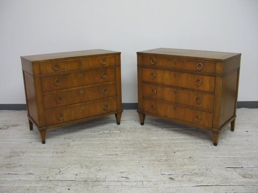 Pair of Bachelor Chest by Baker