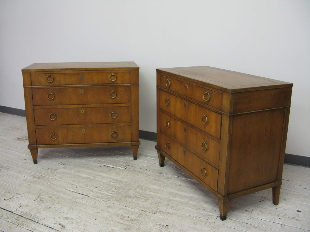 Pair of Bachelor Chest by Baker at 1stDibs