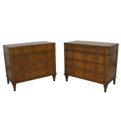 Pair of Bachelor Chest by Baker