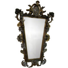 Vintage Italian Carved Mirror