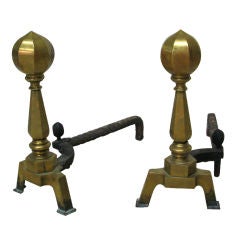 Pair of Significant Andirons